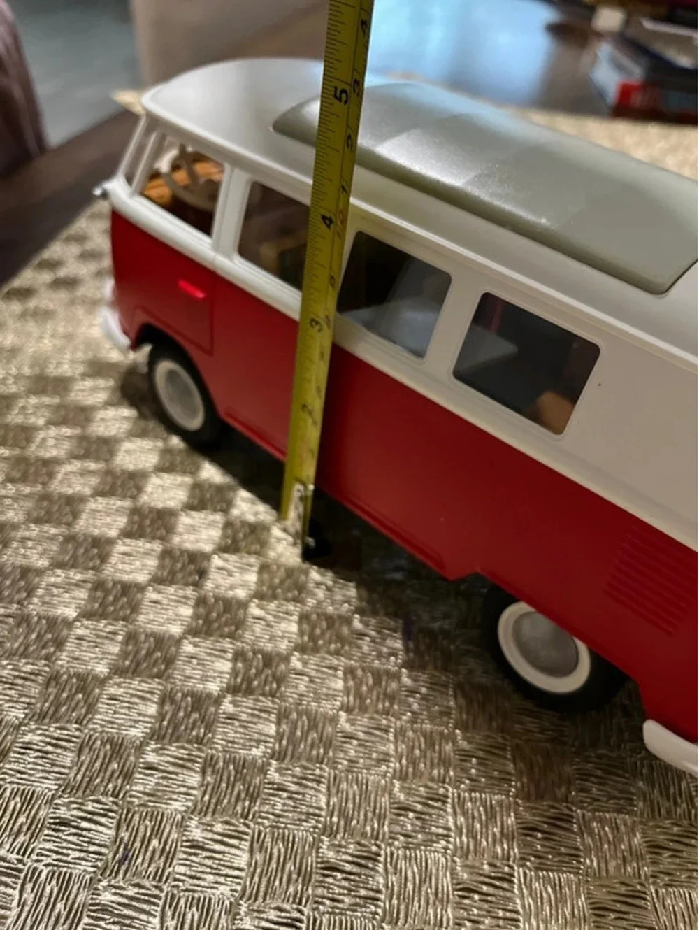 8” VW camping van play toy car van